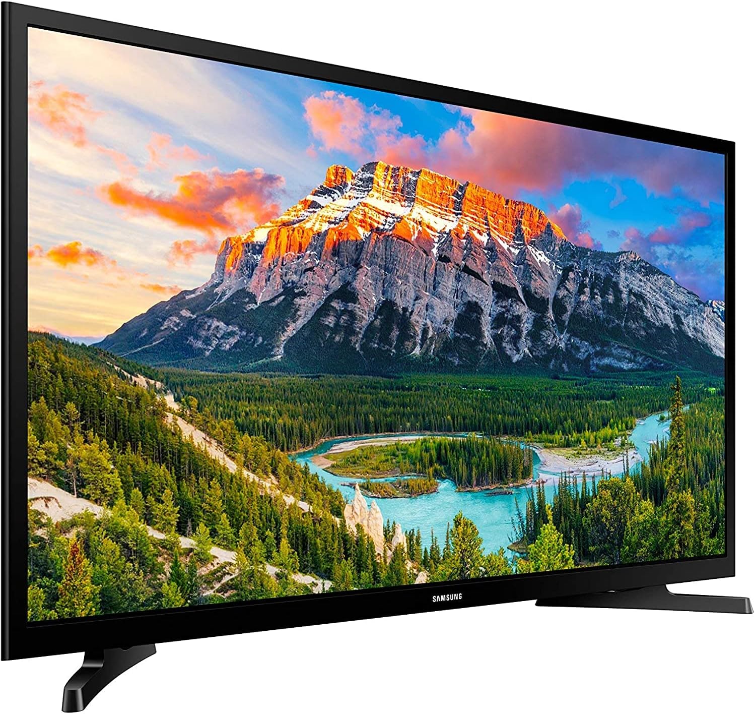 三星電子 UN32N5300AFXZA 32吋 1080p 智慧 LED 電視（2018 年）黑色（翻新機）