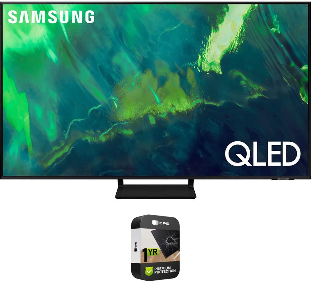三星 QN75Q70AA 75 吋 QLED 電視套裝，含 1 年高級 CPS 增強保護包