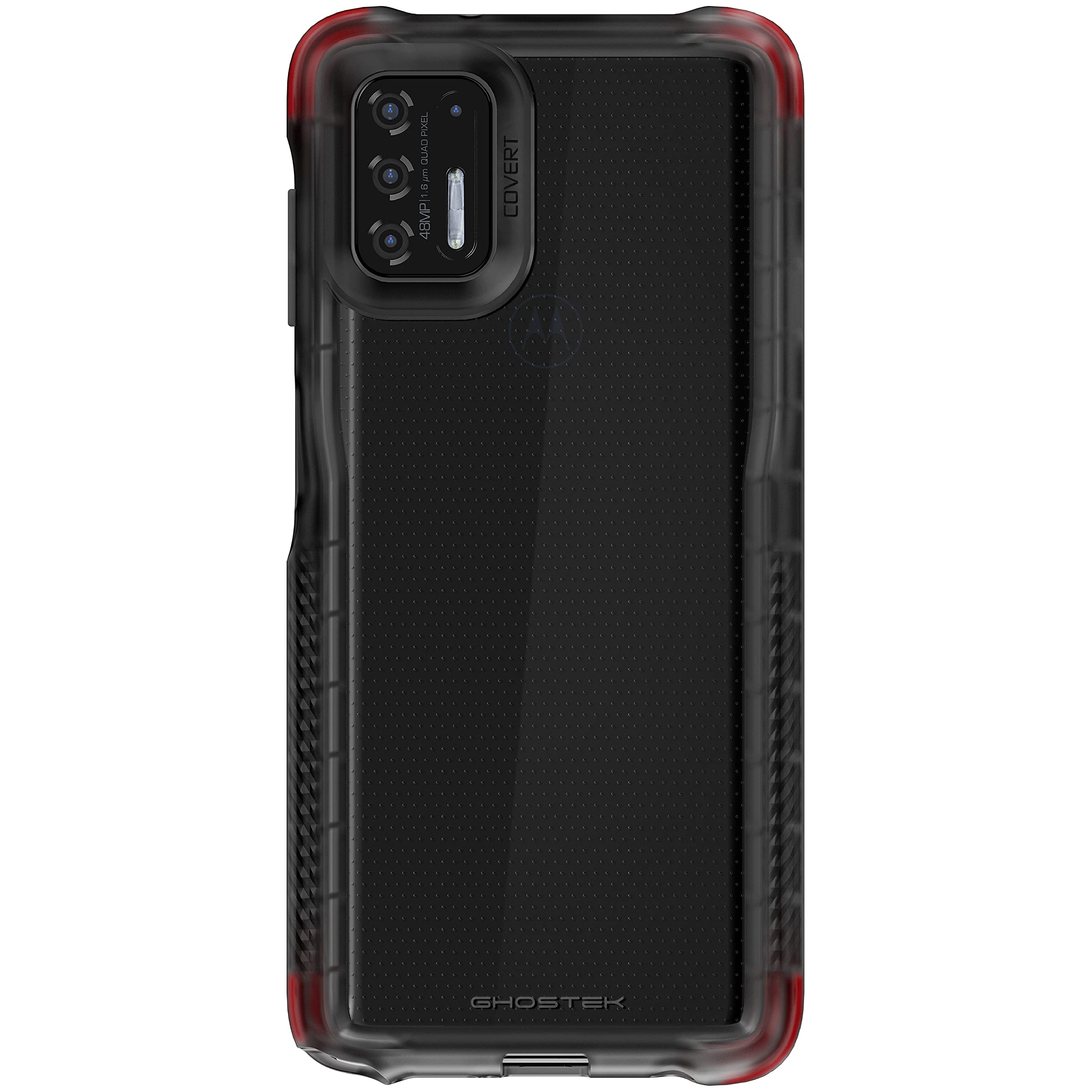 Ghostek Covert Clear 2021 Moto G Stylus 手機殼，纖薄設計，優質保護，超薄耐用，適用於 2021 年摩托羅拉 Moto G Stylus（僅限 5G）（6.8 英寸）（煙灰色）