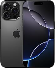 蘋果 iPhone 16 Pro Max，美版，256GB，鈦黑 - 已解鎖（翻新高級版）