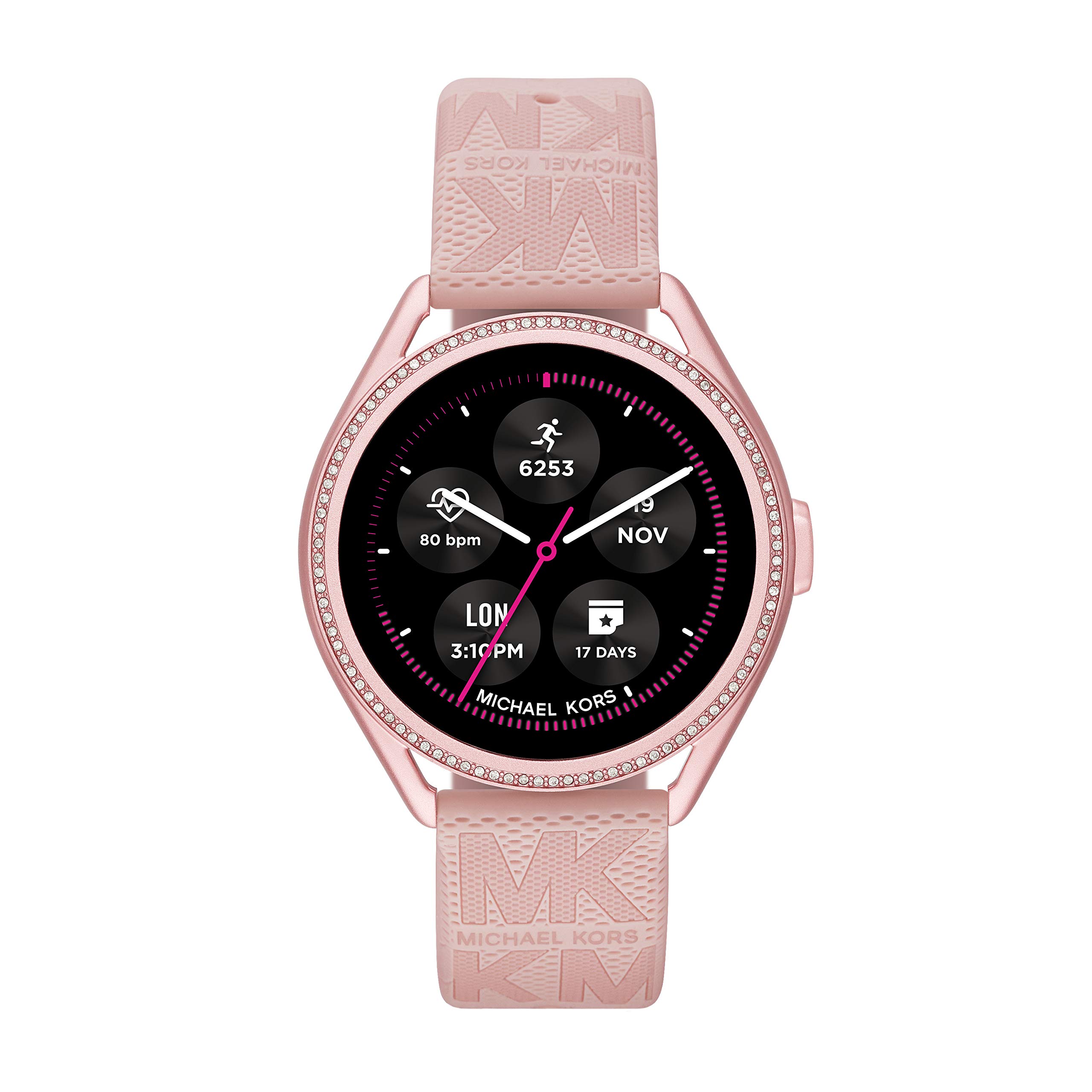 Michael Kors 女士 MKGO Gen 5E 43mm 觸控螢幕智慧手錶，附健身追蹤器、心率監測、非接觸式支付和智慧型手機通知功能