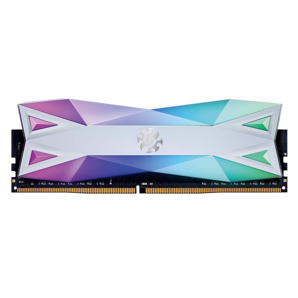 XPG DDR4 D60G RGB 16GB (2x8GB) 3200MHz PC4-25600 U-DIMM CL16-20-20 桌上型電腦記憶體套裝 白色 (AX4U320038G16A-DW60)