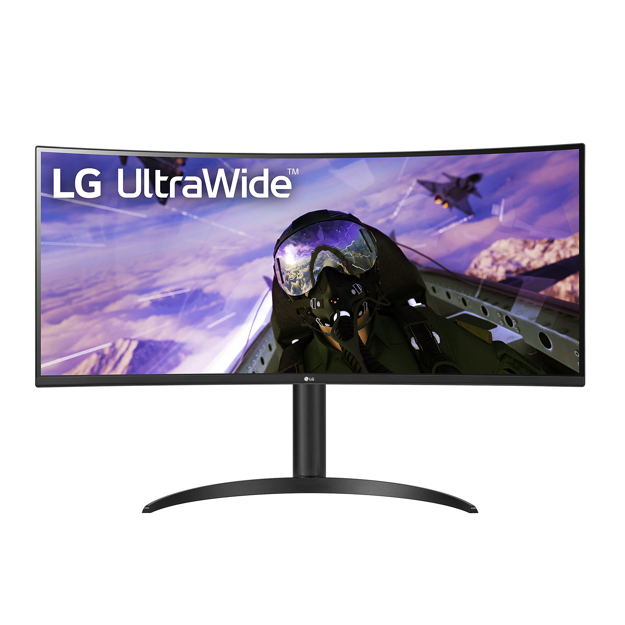 LG 34吋超寬QHD電腦顯示器 34WP65C-B，VA面板，相容HDR 10和AMD FreeSync Premium，黑色
