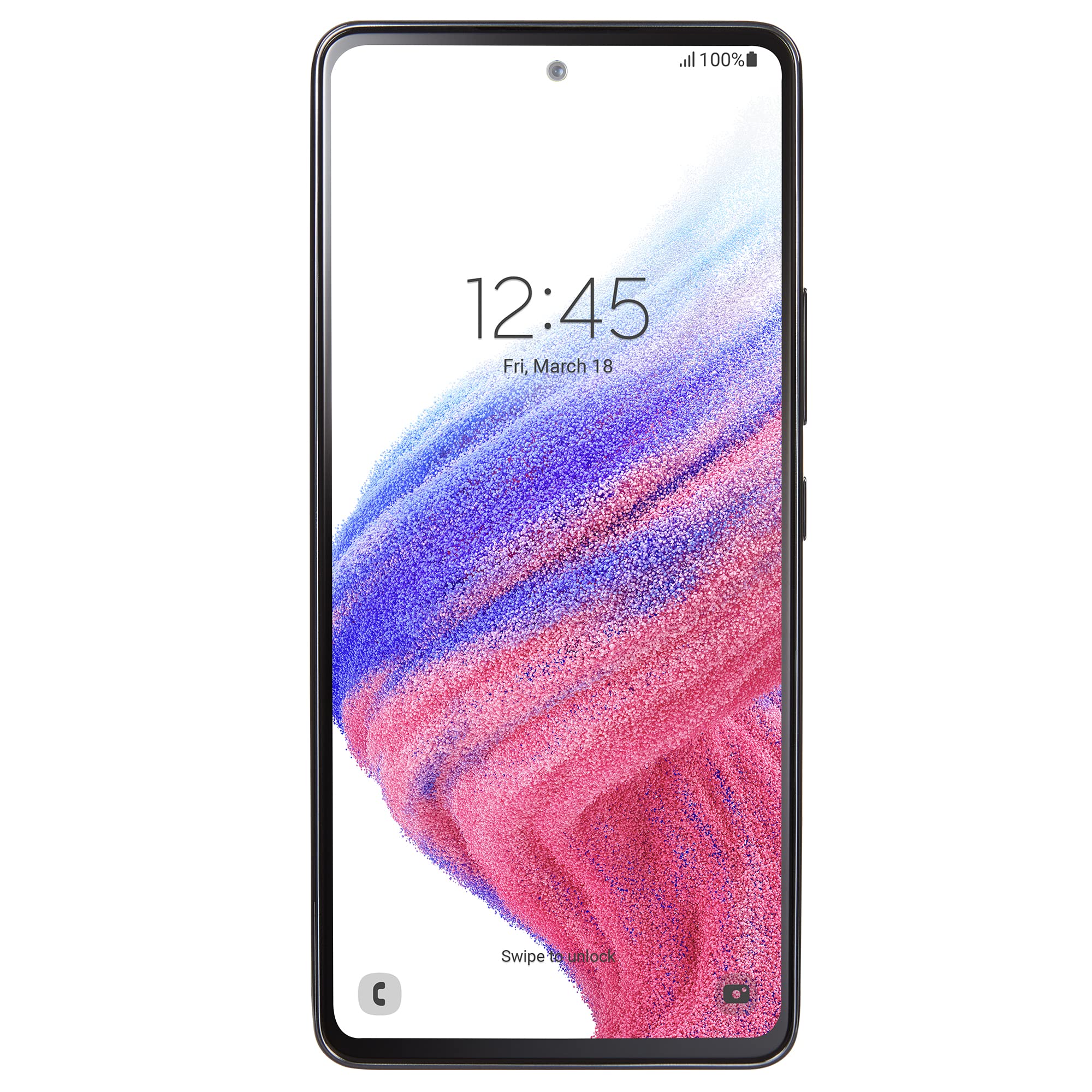 Simple Mobile 三星 Galaxy A53 5G，128GB，黑色 - 預付費智慧型手機（已鎖定）
