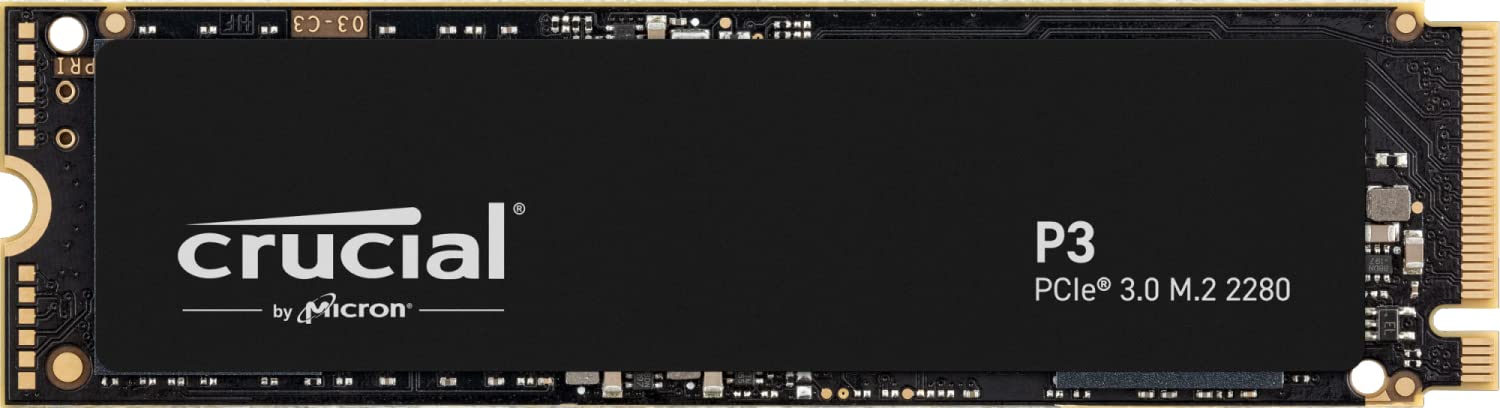Crucial P3 4TB PCIe Gen3 3D NAND NVMe M.2 SSD，最高讀寫速度達 3500MB/s - CT4000P3SSD8