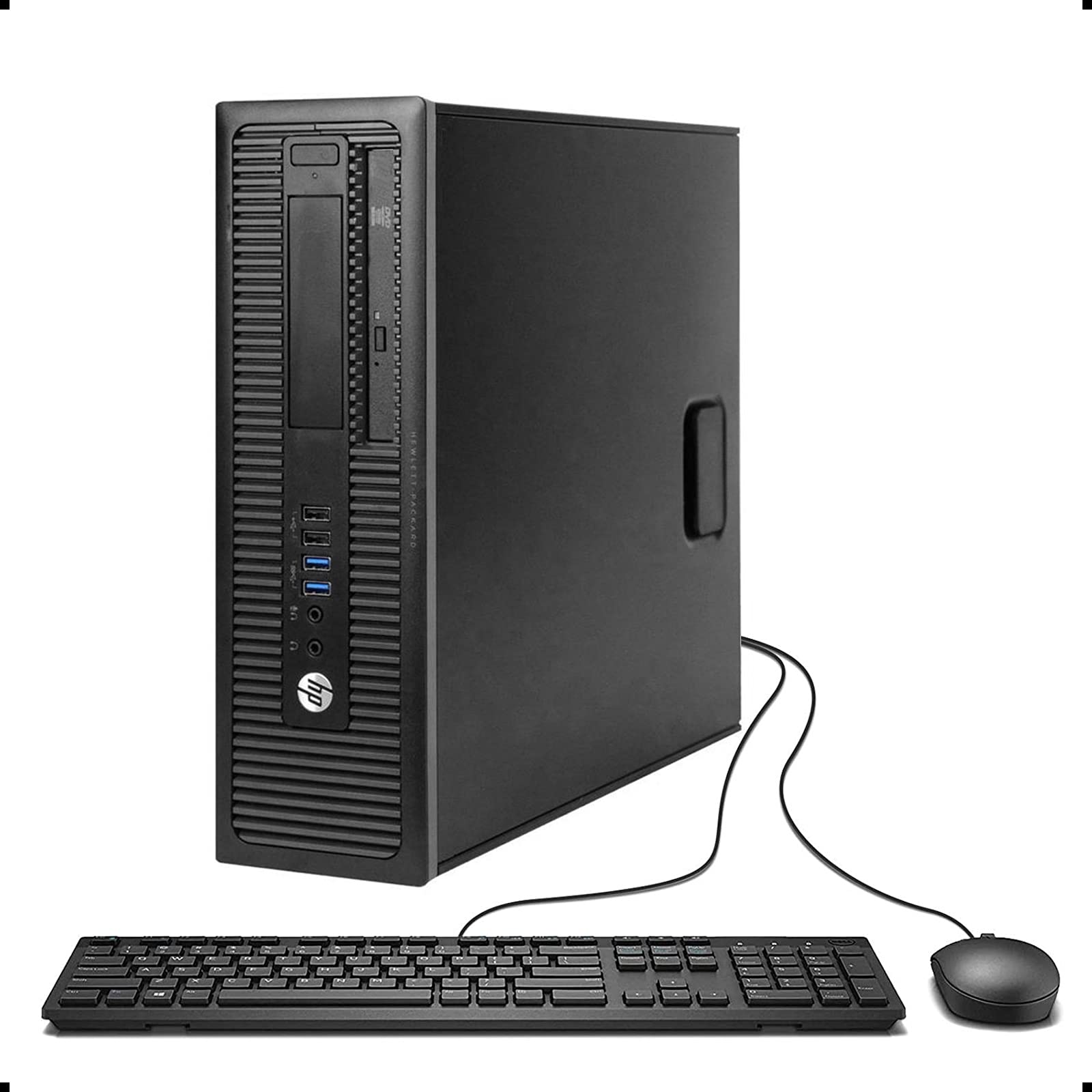 HP ProDesk 小型桌上型電腦，英特爾四核心 i5-4570 處理器，最高主頻 3.6GHz，16GB 內存，240GB 固態硬碟，USB 無線網卡，支援 4K 分辨率，配備 DP 和 VGA 接口，預裝 Windows 10 專業版 64 位元作業系統，支援英文/西班牙文）