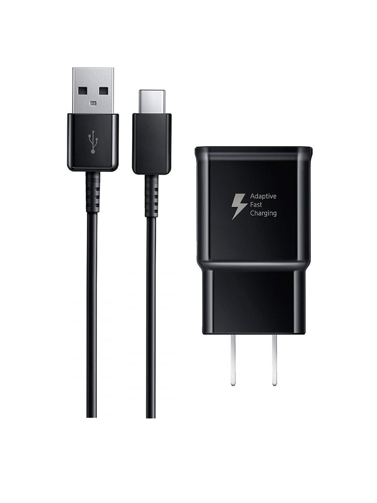三星快速充電器，配備 USB Type-C 線，適用於三星 Galaxy S10/S10e/S10 Plus/S9/S9 Plus/S8/S8 Plus/S20/S21/S22 Ultra/Note 8/9/10/20/A13/A03s/S22 Ultra/Note 8/9/10/20/A13/A03s/A32/A31/A. 3/Z Flip 3/4