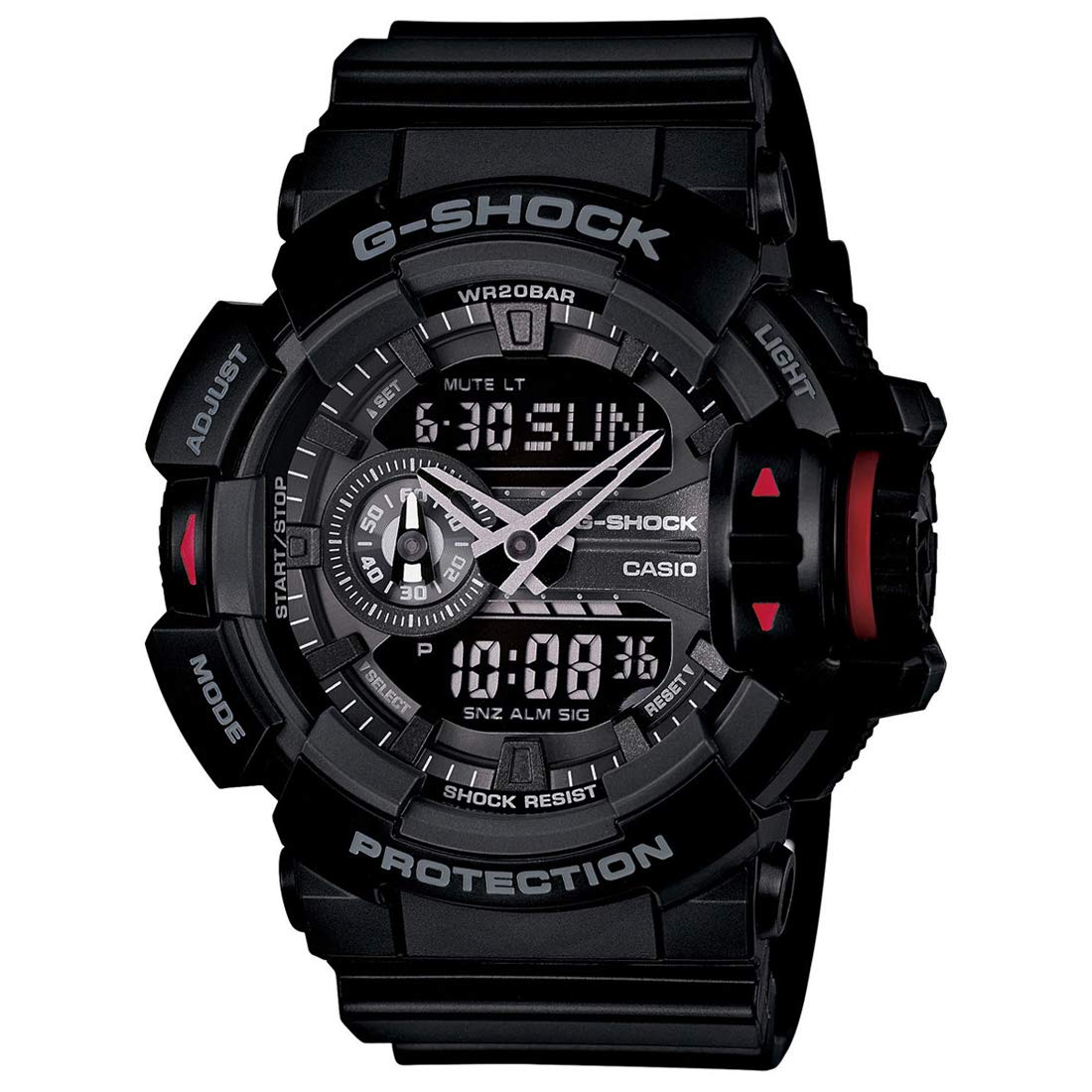卡西歐 G-Shock GA-400-1B 多功能類比數位手錶
