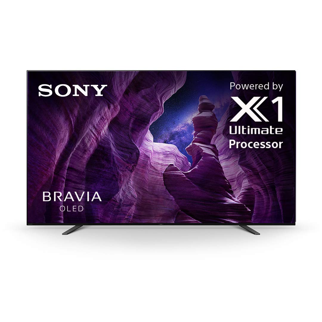 Sony A8H 55 吋電視：BRAVIA OLED 4K 超高清智慧電視，支援 HDR 和 Alexa 語音助理 - 2020 款