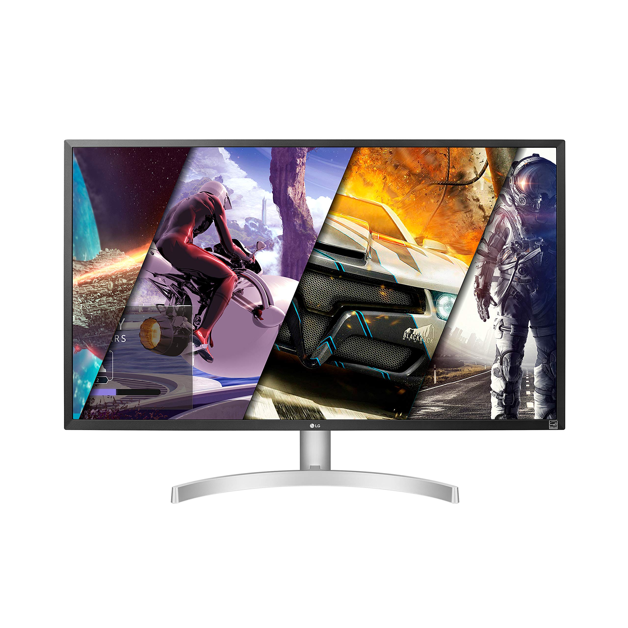 LG UHD 32吋電腦顯示器 32UL500-W，VA面板，相容HDR 10和AMD FreeSync，白色