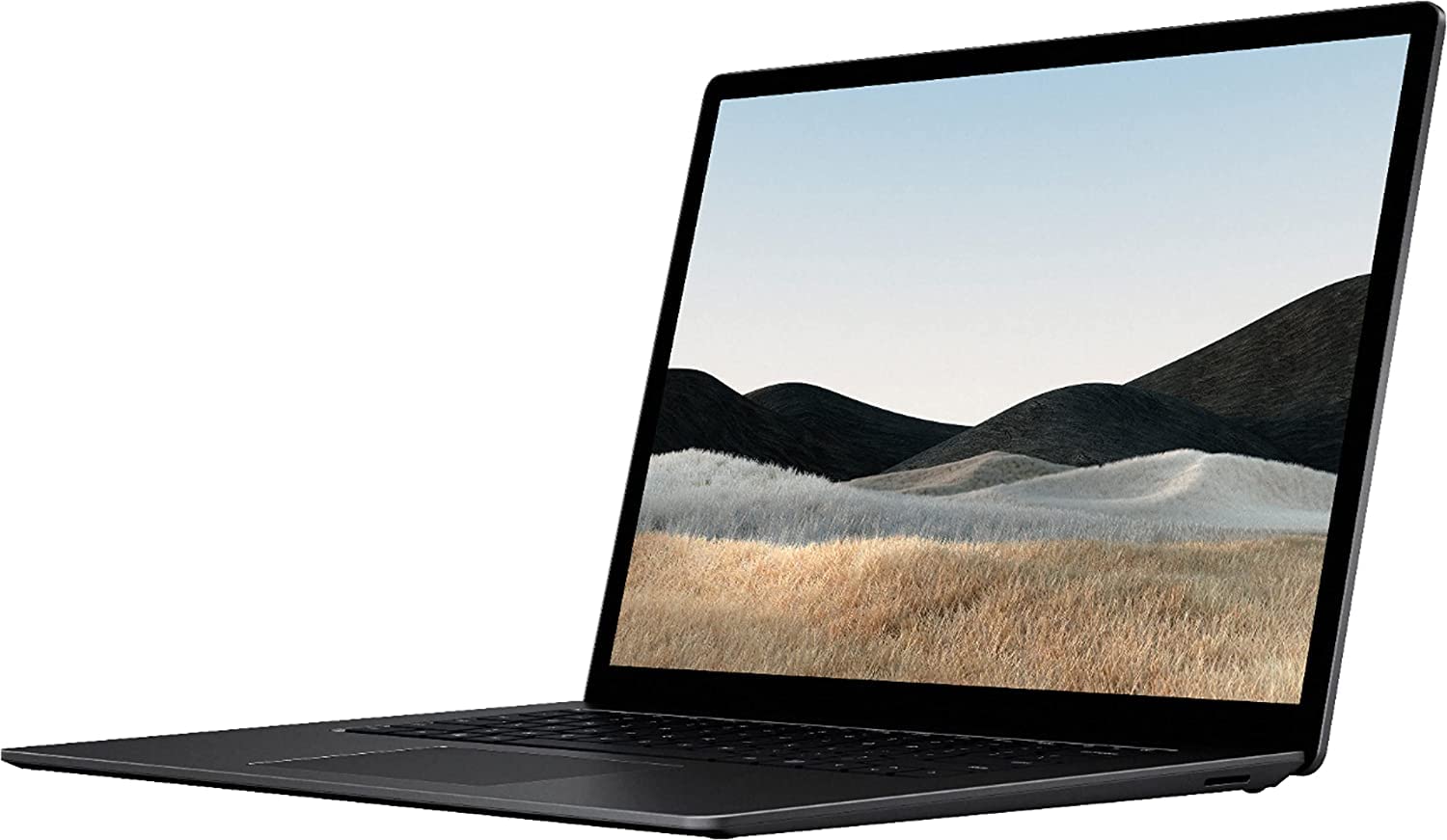 微軟 Surface Laptop 4 15 吋觸控螢幕 256GB 固態硬碟 3.0GHz i7 處理器，預裝 Windows 10 專業版（16GB 內存，Intel i7-1185G7 處理器，Wi-Fi，最新款）– 啞光黑，5IF-00001