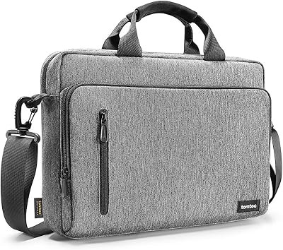 tomtoc 13.5-14.4 吋筆記型電腦肩背包，適用於 14 吋 MacBook Pro M1 Pro/Max A2442、13 吋 MacBook Air/Pro、Surface Laptop Studio 2021/Book，多功能筆記型電腦斜背包，適用於 Surface Pro
