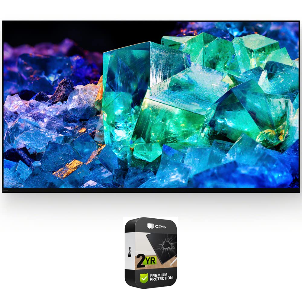 Sony XR55A95K 55 吋 BRAVIA XR A95K 4K HDR OLED 電視，配備智慧 Google TV，2022 年款，含 2 年高級 CPS 增強保護包