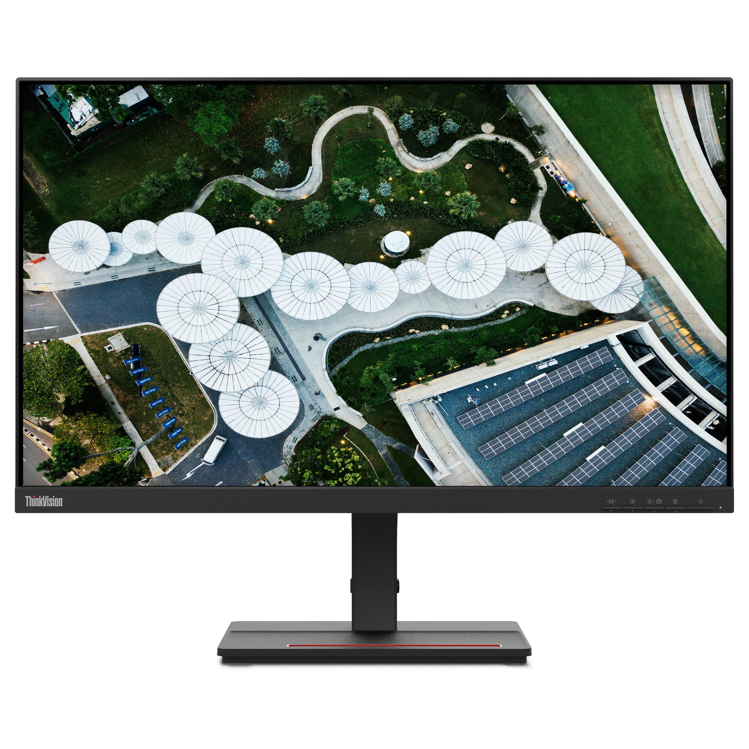聯想 ThinkVision S24e-20 23.8 吋全高清 WLED 液晶顯示器，1920 x 1080 分辨率，支援 FreeSync，配備 HDMI 和 VGA 接口，烏木黑
