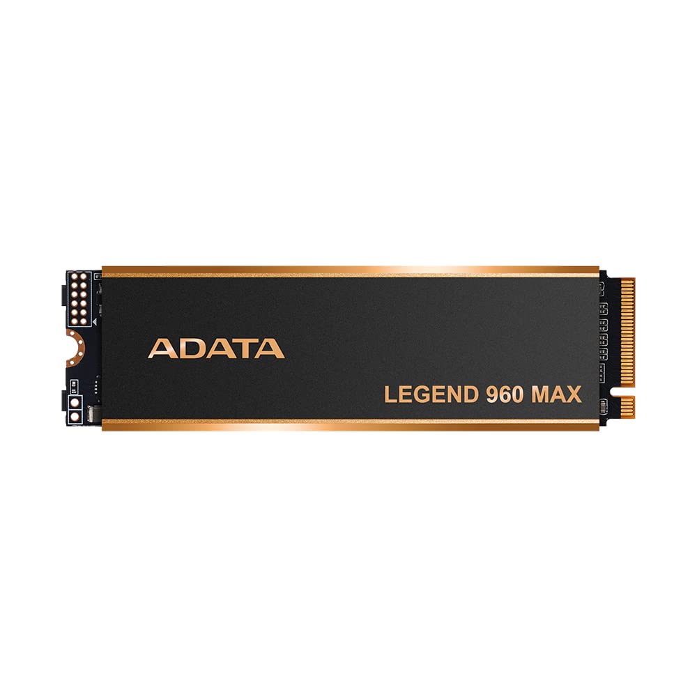 ADATA Legend 960 Max 含散熱片 2TB PCIe Gen4x4 NVMe M.2 內建遊戲固態硬碟 最高 7,400 MB/s 相容 PS5 (ALEG-960M-2TCS)