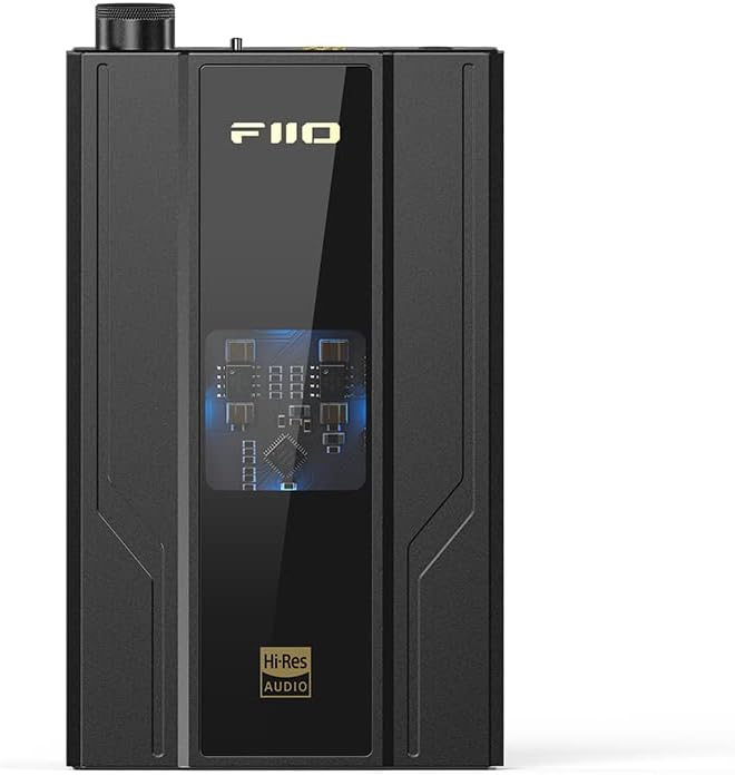 FiiO JadeAudio Q11 耳機放大器，便攜式高解析度 DAC，支援 DSD256，適用於智慧型手機/PC/筆記型電腦/家庭/車用音響，相容於 iOS/Android 系統，配備 3.5/4.4mm 輸出介面。