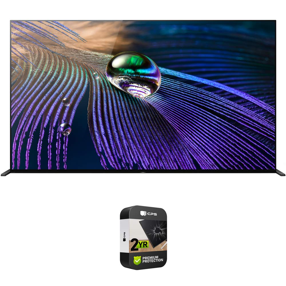 Sony XR65A90J 65 吋 OLED 4K HDR 超智慧電視套裝，含 2 年高級 CPS 增強保護包