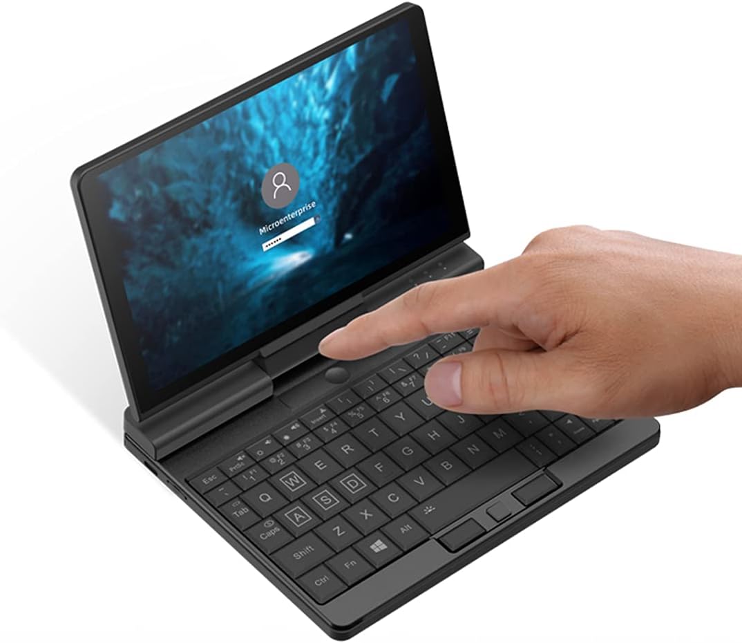 One-Netbook A1 專業工程師迷你筆記型電腦，7 英寸 IPS 顯示屏，搭載英特爾酷睿 i5-1130G7 處理器，預裝 Windows 11 系統，16GB 內存，512GB 存儲空間。