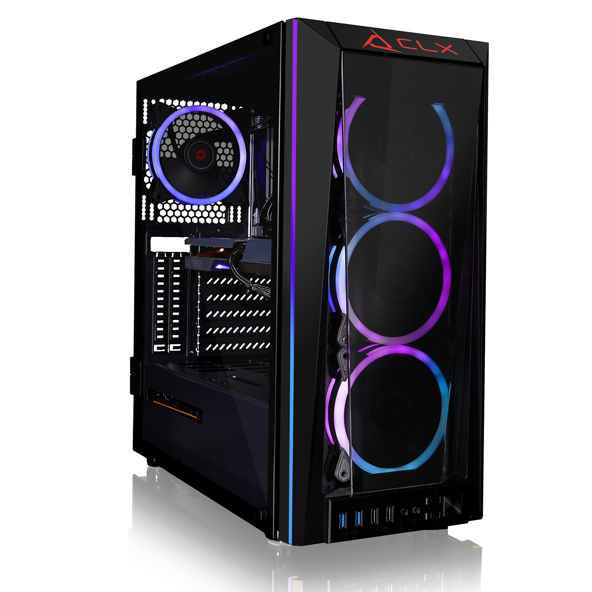 CLX 套裝遊戲桌上型電腦 - 液冷 AMD Ryzen 9 5900X 3.7GHz 12 核心處理器，32GB DDR4 內存，GeForce RTX 3060 12GB GDDR6 顯示卡，500GB 固態硬碟，4TB 機械硬碟，WiFi 碟