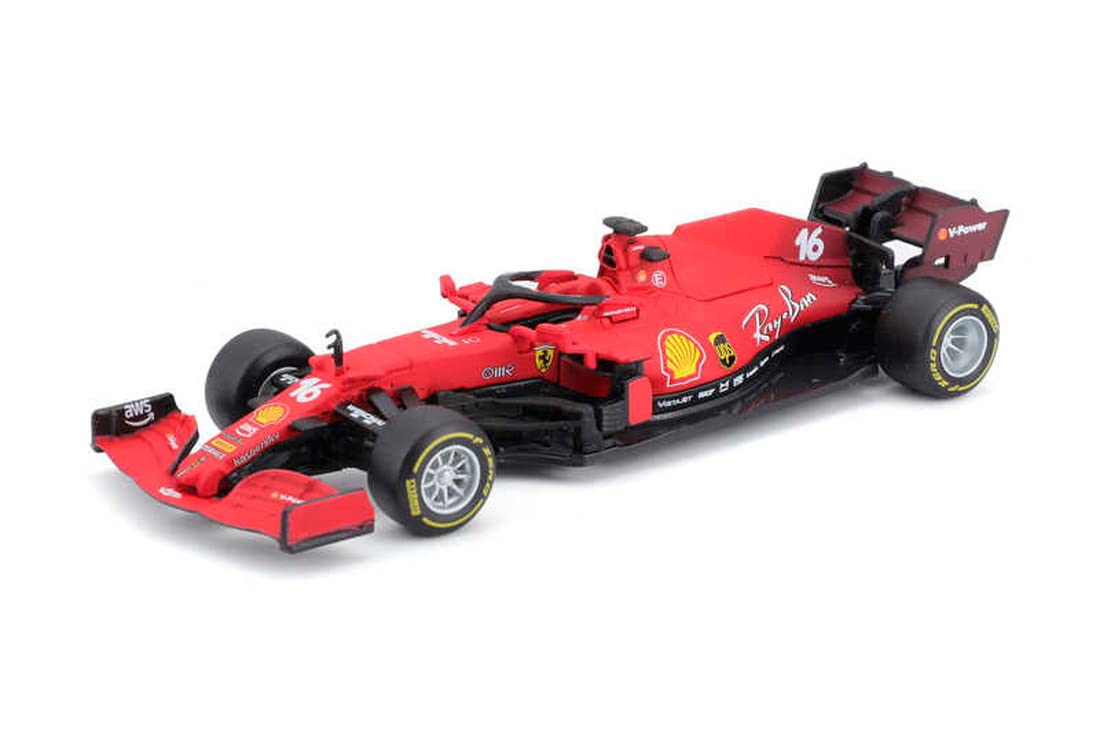 Bburago B18-36829L 1:43 F1 2021 法拉利 SF21 勒克萊爾，多種顏色可選