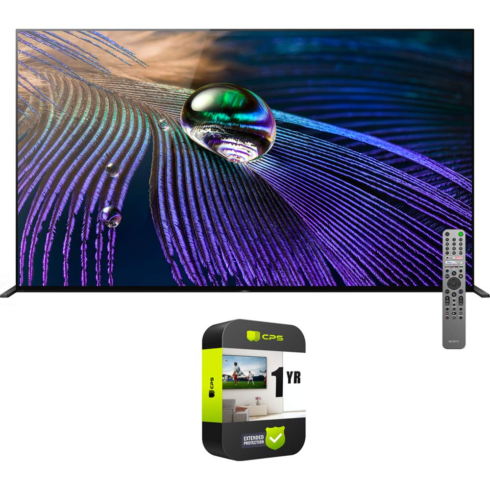 Sony XR65A90J 65 吋 OLED 4K HDR 超智慧電視套裝，含 1 年 CPS 增強保護包