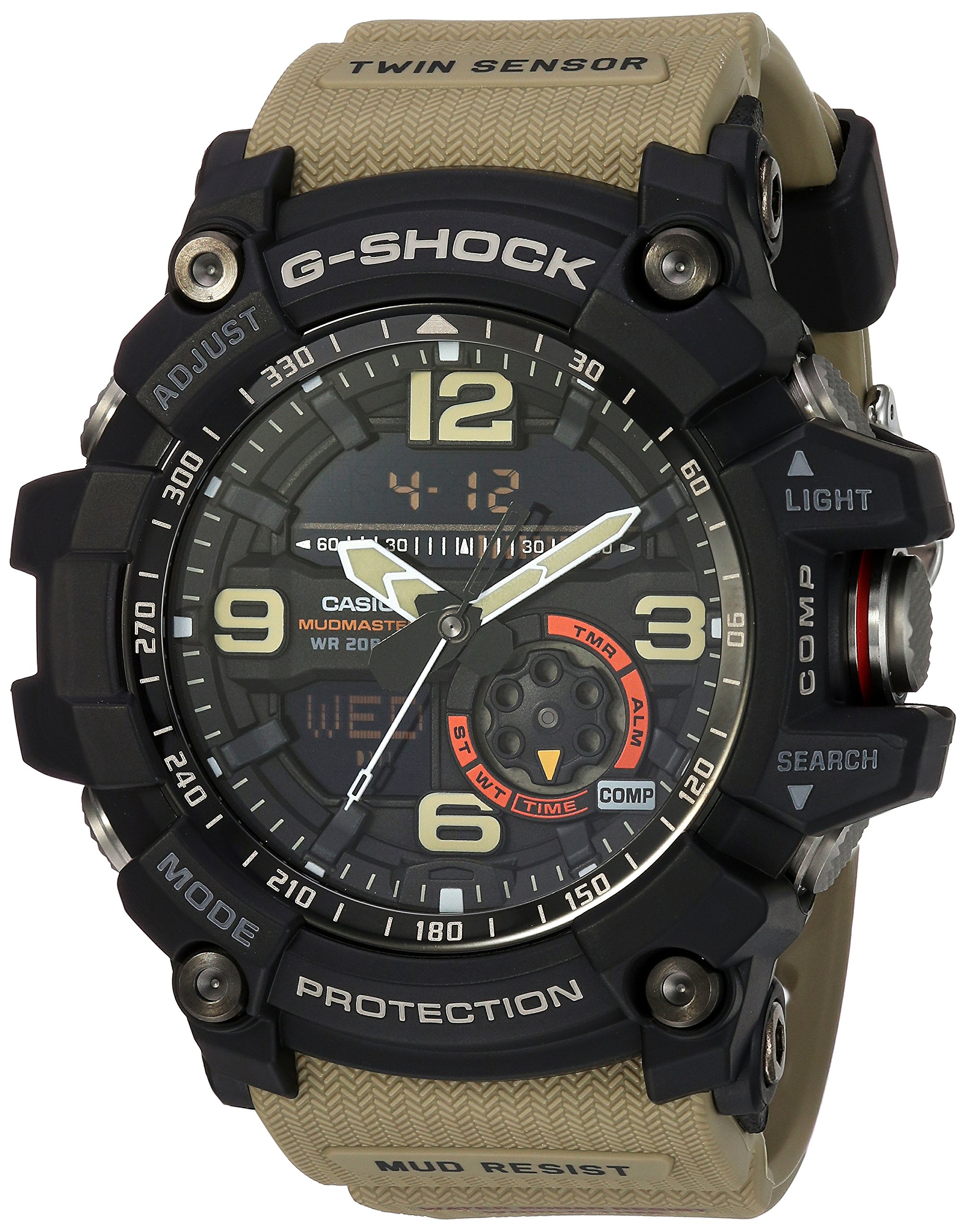 G-Shock 石英錶，樹脂錶帶，米色，30（型號：GG1000-1A5）
