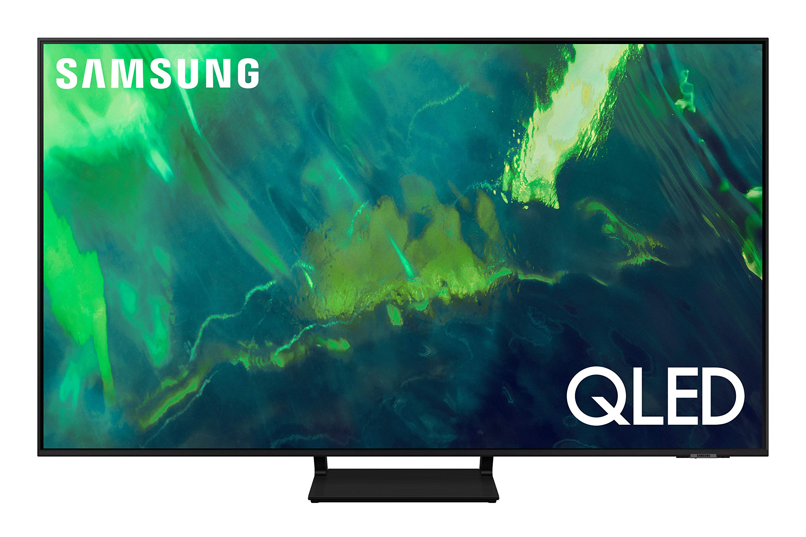 三星 55 吋 QLED Q70A 系列 - 4K 超高清量子 HDR 智慧電視，內建 Alexa (QN55Q70AAFXZA)