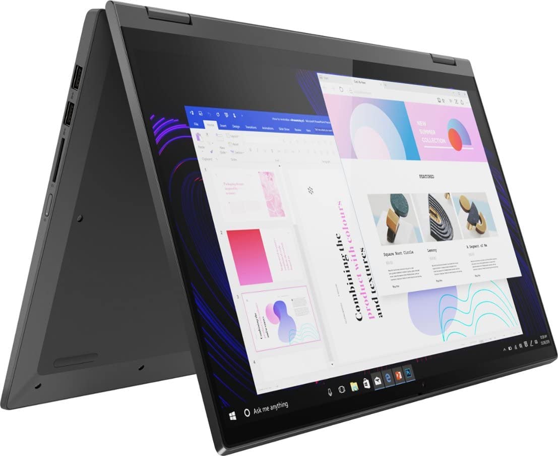 聯想 Flex 5i 二合一筆記型電腦，石墨灰，14 吋 FHD 觸控屏，英特爾酷睿 i5-1135G7 處理器，最高主頻 4.2GHz，16GB DDR4 內存，512GB 固態硬碟，背光鍵盤，Windows 11 系統（翻新機）