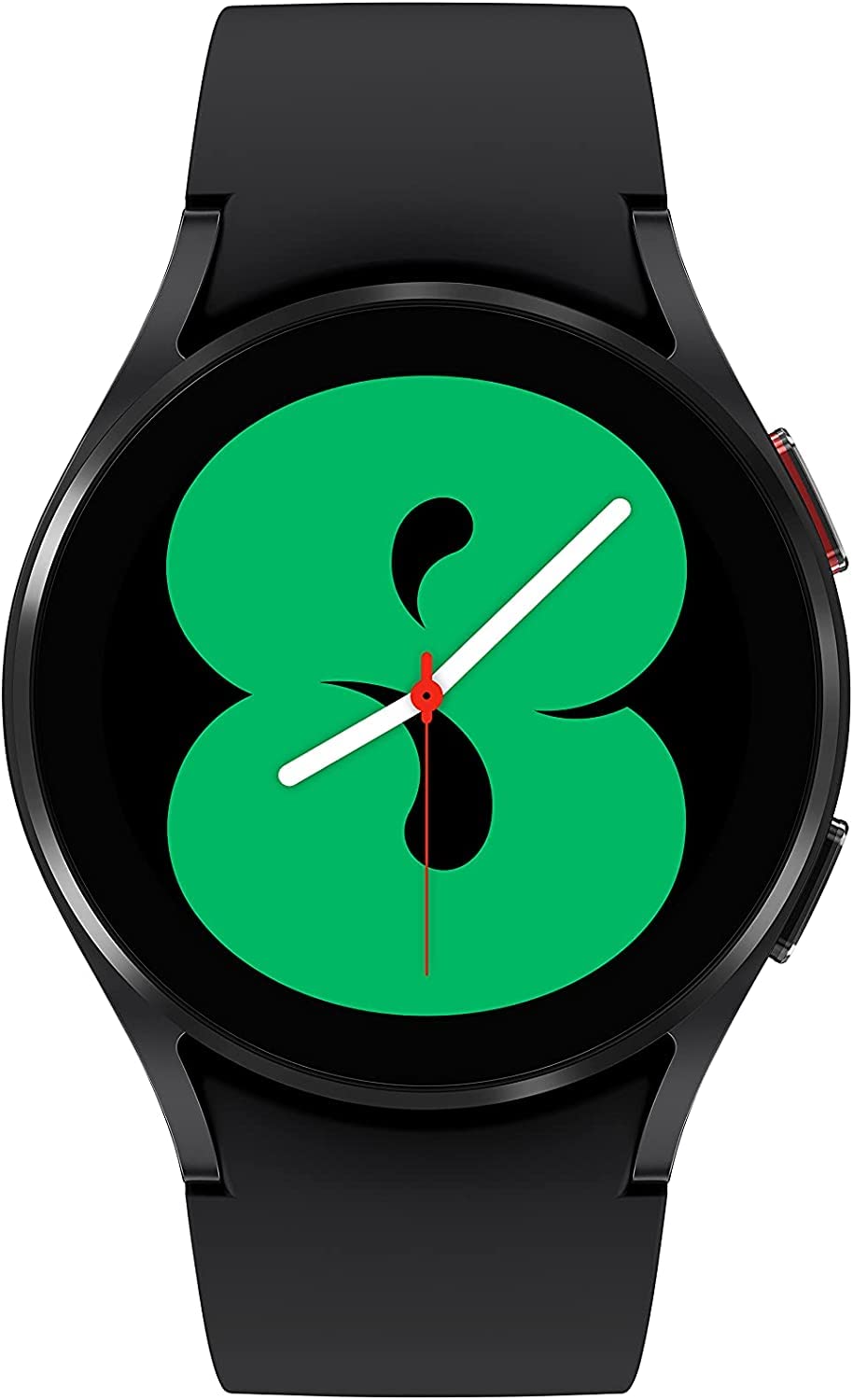 三星 Galaxy Watch 4 40mm 智慧手錶，帶心電圖監測功能，可用於健康、健身、跑步、睡眠週期監測，具備 GPS 防跌倒功能，支援 LTE，美國版，黑色（翻新機）