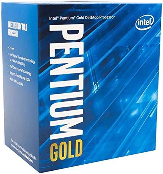 英特爾® 奔騰金牌 G-6400 桌上型電腦處理器 2 核心 4.0 GHz LGA1200（Intel® 400 系列晶片組）58W（BX80701G6400）