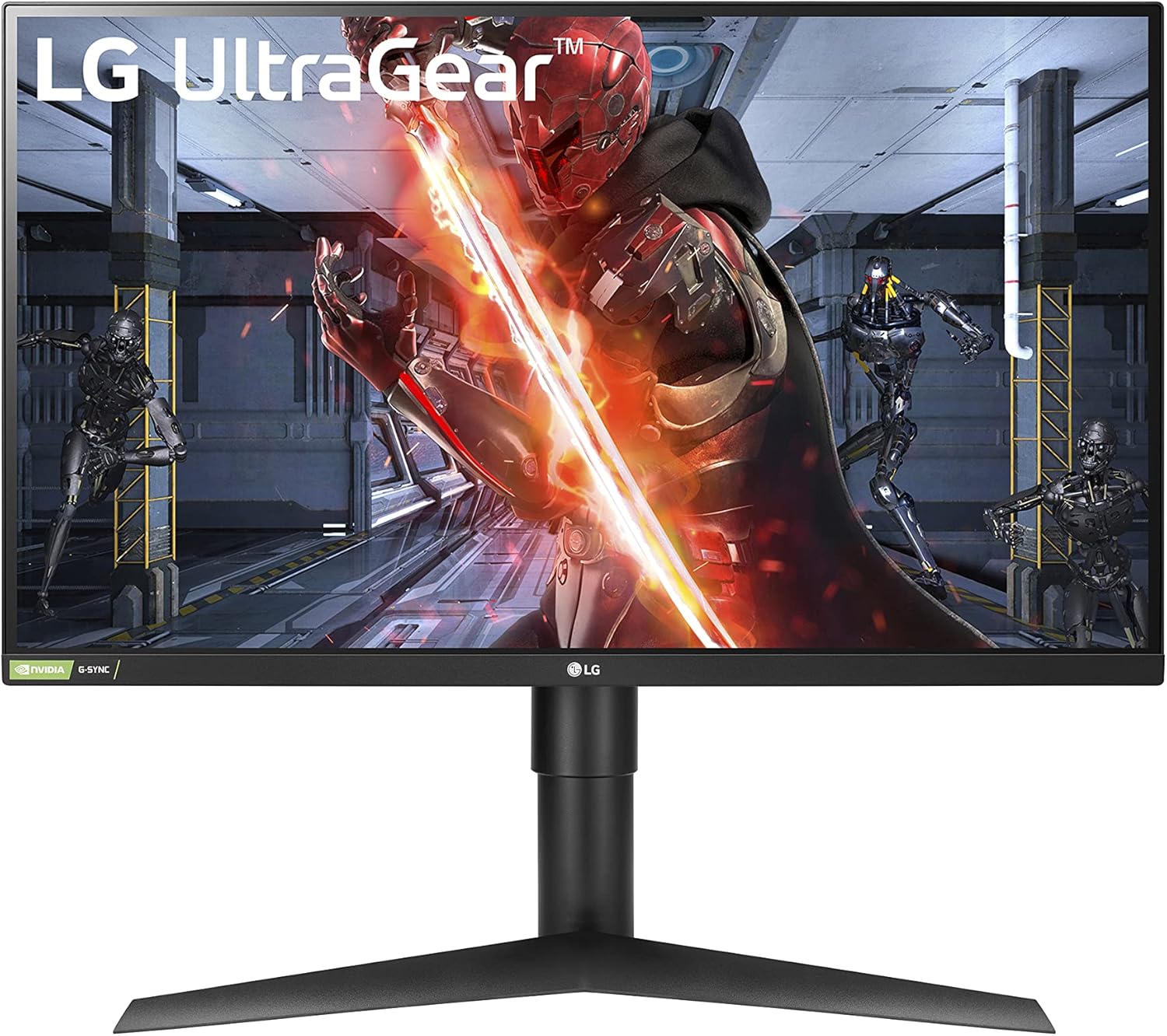 LG UltraGear QHD 27吋遊戲顯示器 27GL83A-B - IPS面板，1ms (GtG)反應時間，相容HDR 10、NVIDIA G-SYNC和AMD FreeSync，144Hz更新率，黑色