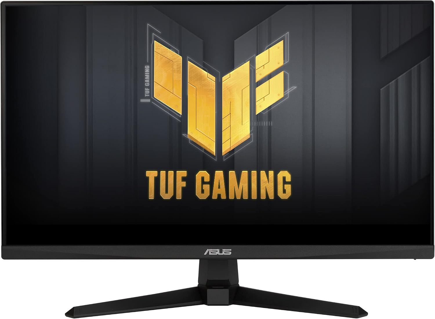 華碩 TUF Gaming 23.8 吋 1080P 顯示器 (VG249QM1A) - 全高清，快速 IPS 面板，270Hz 刷新率，1ms 響應時間，極低運動模糊，內建揚聲器，99% sRGB 色域，支援 G-Sync Compatible/FreeSynPort 和 HDMIS 介面。