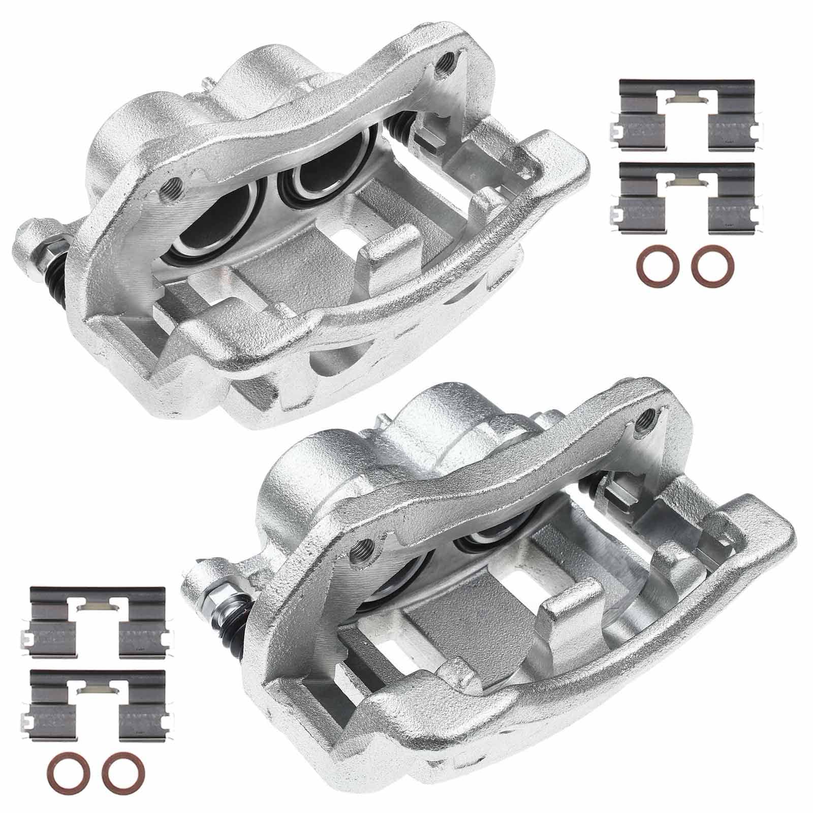 A-Premium 碟式煞車卡鉗附支架，適用於 2013-2019 年現代 Santa Fe、Santa Fe XL 和 2017-2018 年 Santa Fe Sport，前側兩件式
