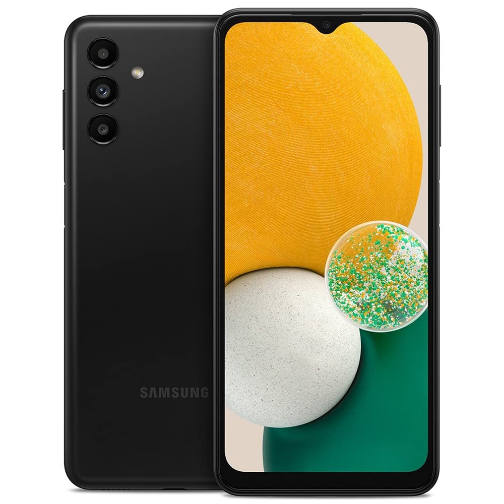 三星 Galaxy A13 5G 手機，AT&T GSM 解鎖安卓智慧型手機，64GB，持久續航，可擴展存儲，三攝鏡頭，全面屏，黑色（翻新機）