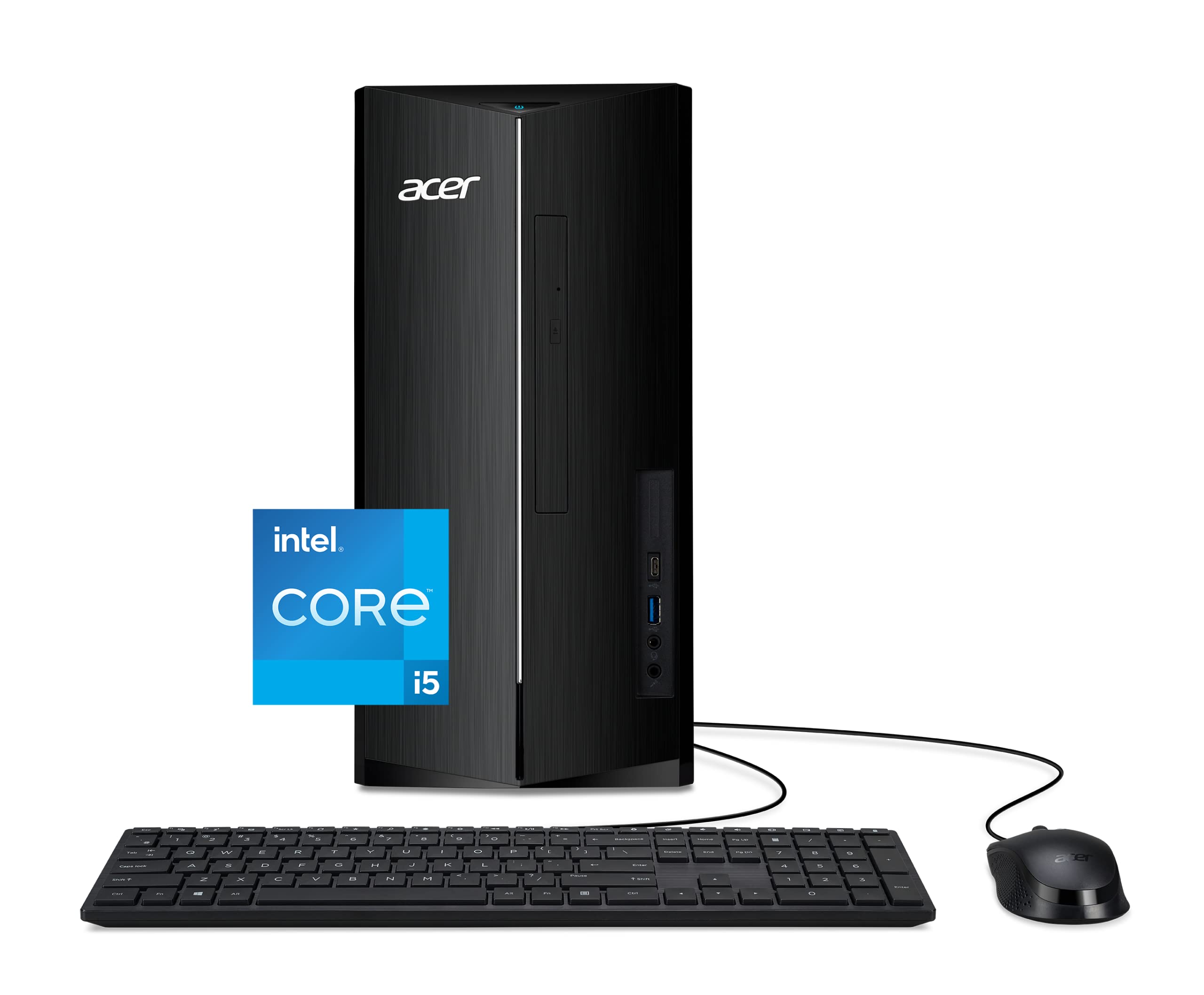 宏碁 Aspire TC-1760-UA92 桌上型電腦 | 第十二代英特爾酷睿 i5-12400 六核心處理器 | 12GB 3200MHz DDR4 記憶體 | 512GB NVMe M.2 固態固態硬碟 | 8 倍速速英式 DVD 16699972 5066 月 T20766666666666 月666Fp出生卡。 11 家庭版