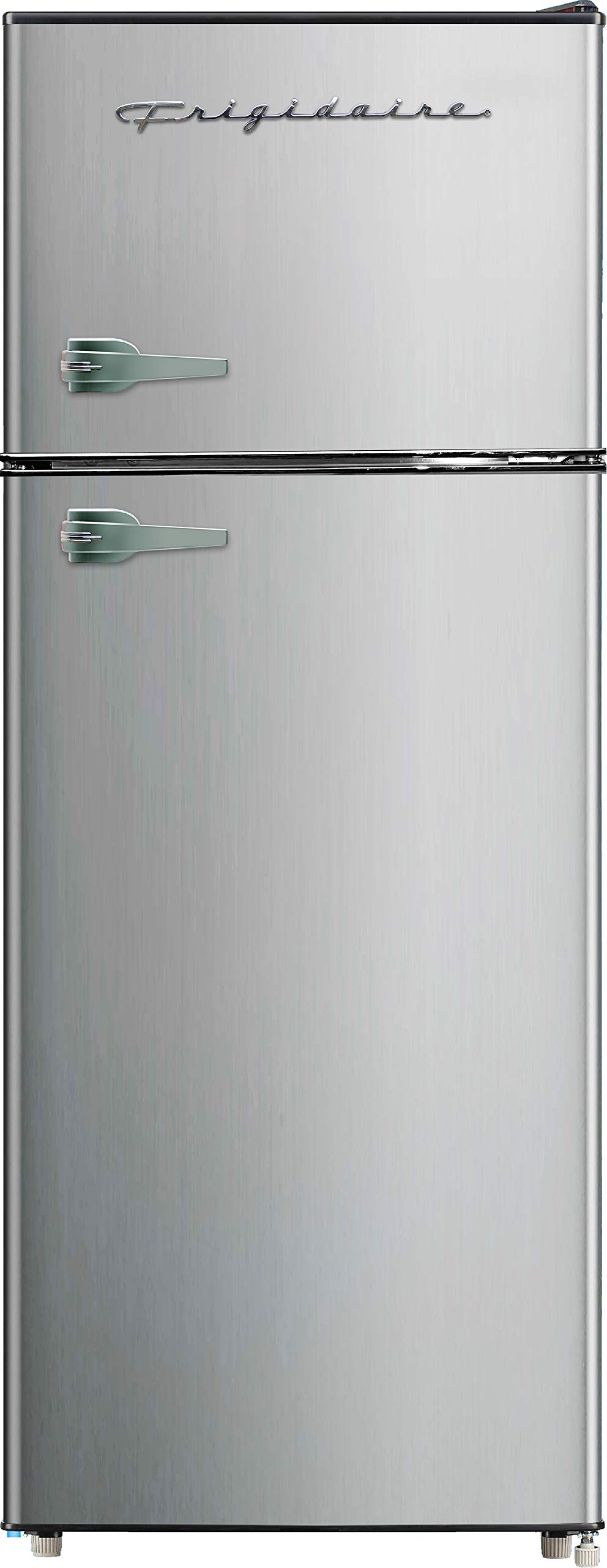 Frigidaire EFR751，雙門公寓型冰箱附冷凍室，7.2立方英尺，鉑金系列，不鏽鋼，7.5