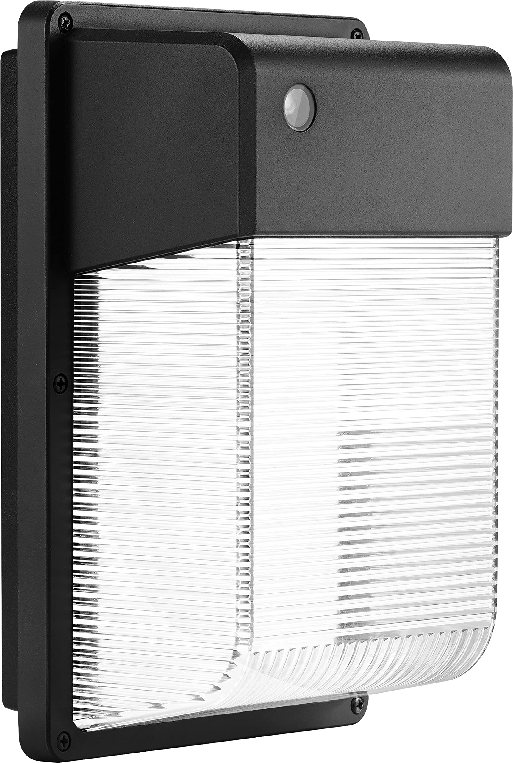 JJC LED壁燈，帶光電管，28W（可替代150-250W），3000流明，5000K日光色溫，日落到日出自動感應，100-277V，ETL認證，5年質保，戶外安防燈