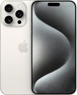 蘋果 iPhone 15 Pro Max，256GB，鈦白 - AT&T（翻新機）