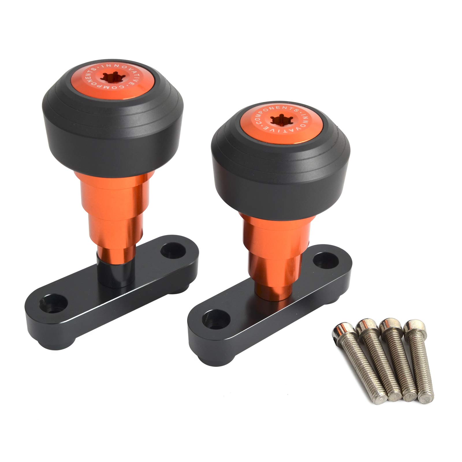 NICECNC 車架防摔滑塊，適用於 KTM Duke 390（2013-2018、2017、2016、2015、2014）、Duke 125/200（2012-2017、2013、2014、2015、2016）
