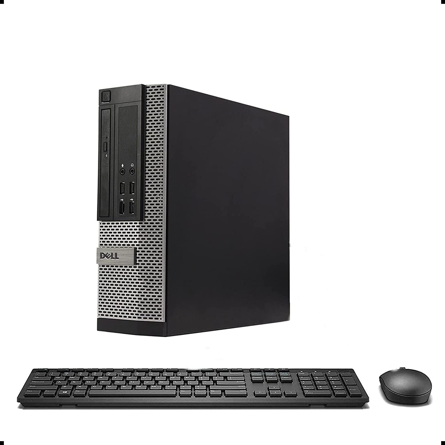 戴爾 OptiPlex 9020 小型桌上型電腦，英特爾酷睿 i7 3.4GHz 處理器，32GB 內存，1TB 固態硬碟，無線鍵盤和滑鼠，Wi-Fi 和藍牙，HDMI，Windows 10 專業版（翻新機）