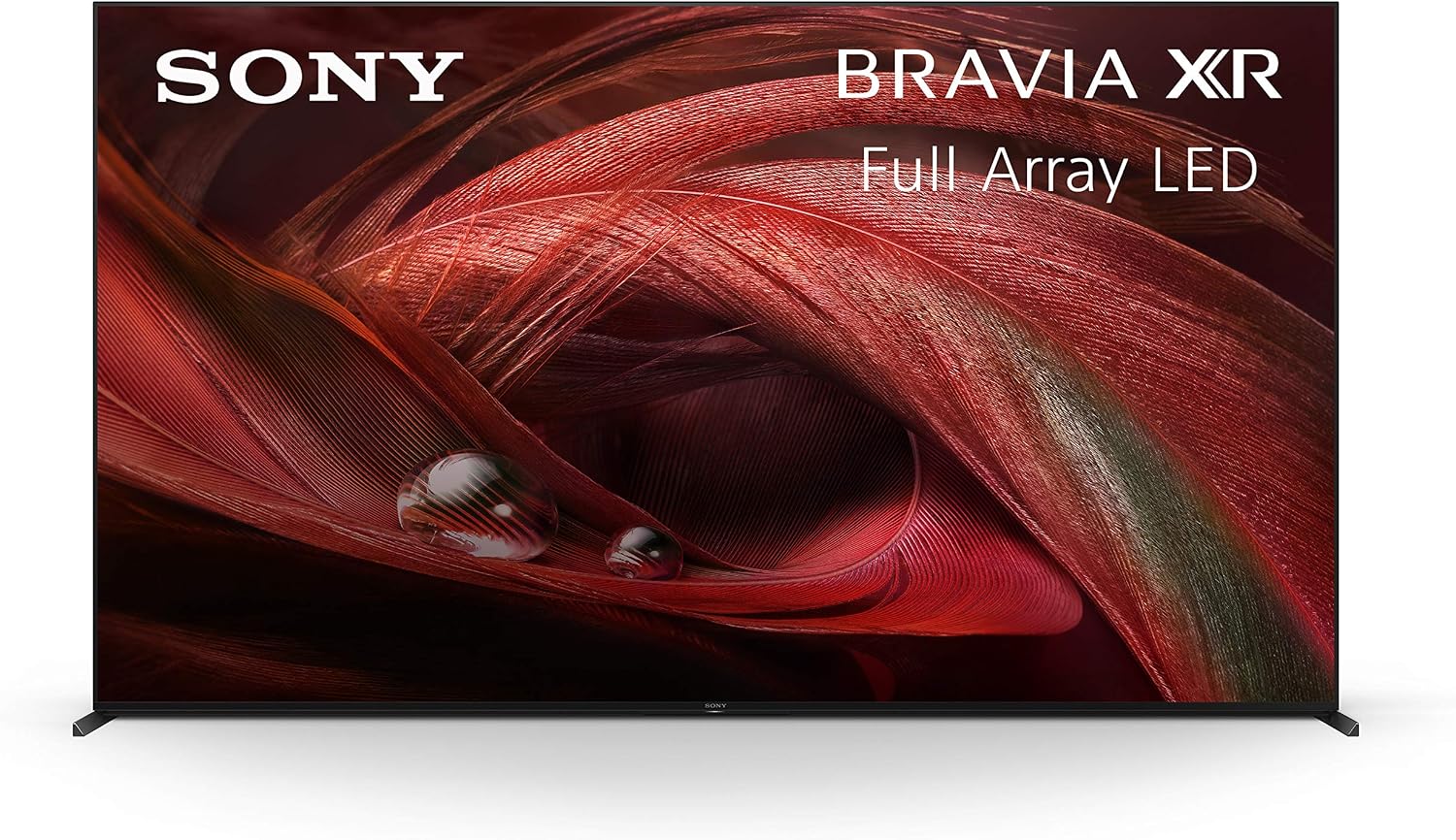 Sony X95J 85 吋電視：BRAVIA XR 全陣列 LED 4K 超高清智慧電視，支援杜比視界 HDR 和 Alexa 語音助手，型號 XR85X95J-2021，黑色