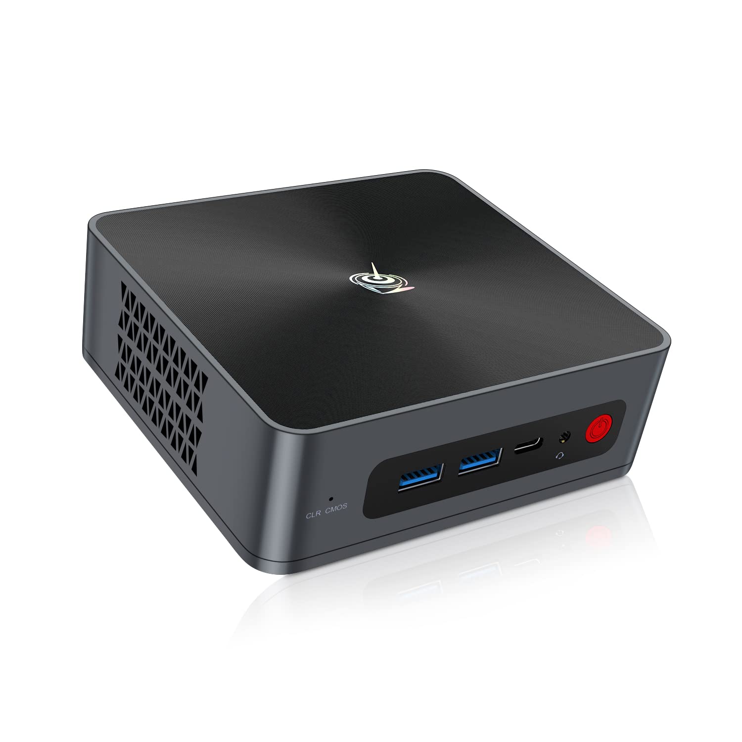 Beelink SEI8 迷你電腦，搭載第八代英特爾酷睿 i5-8279U 處理器（最高睿頻 4.1GHz），配備 16GB 記憶體和 500GB NVMe M.2 固態硬碟，支援 4K 雙 HDMI 輸出、USB 3.0 介面、WiFi 5.0 和自動藍牙功能。