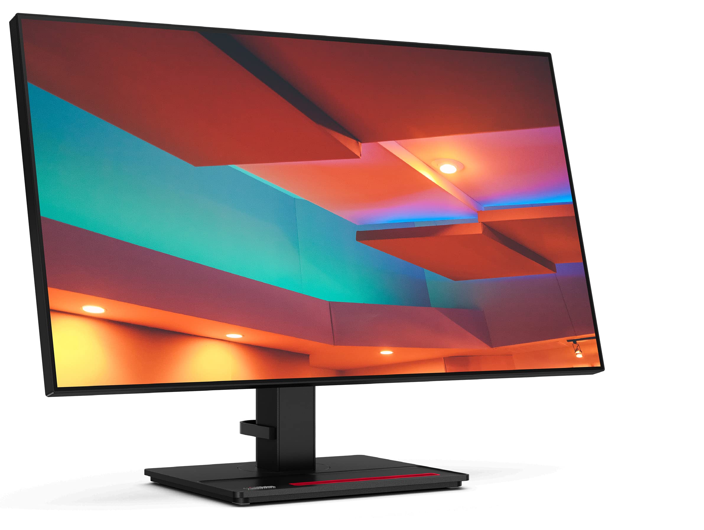 聯想 ThinkVision P27h-20 27 吋 WQHD WLED 液晶顯示器 - 16:9 - 烏鴉黑 - 27 吋 - IPS 技術 - 2560 x 1440 解析度 - 1670 萬色 - 典型亮度 350 尼特 - 4 毫秒極端反應時間