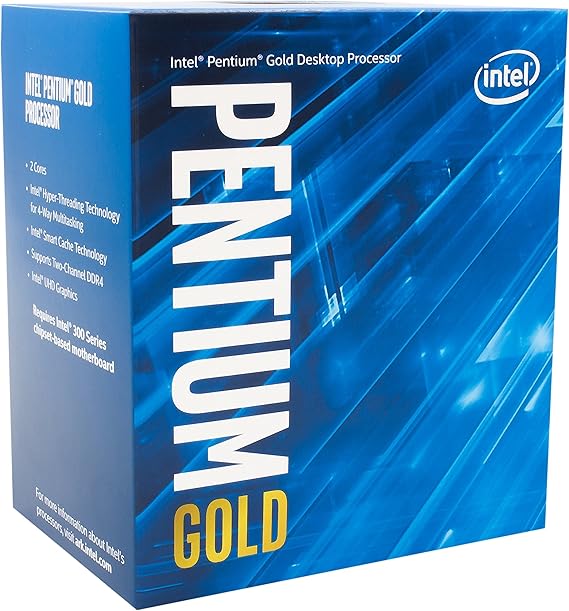 英特爾奔騰金牌 G5400 桌上型電腦處理器 雙核心 3.7GHz LGA1151 300 系列 54W/58W BX80684G5400
