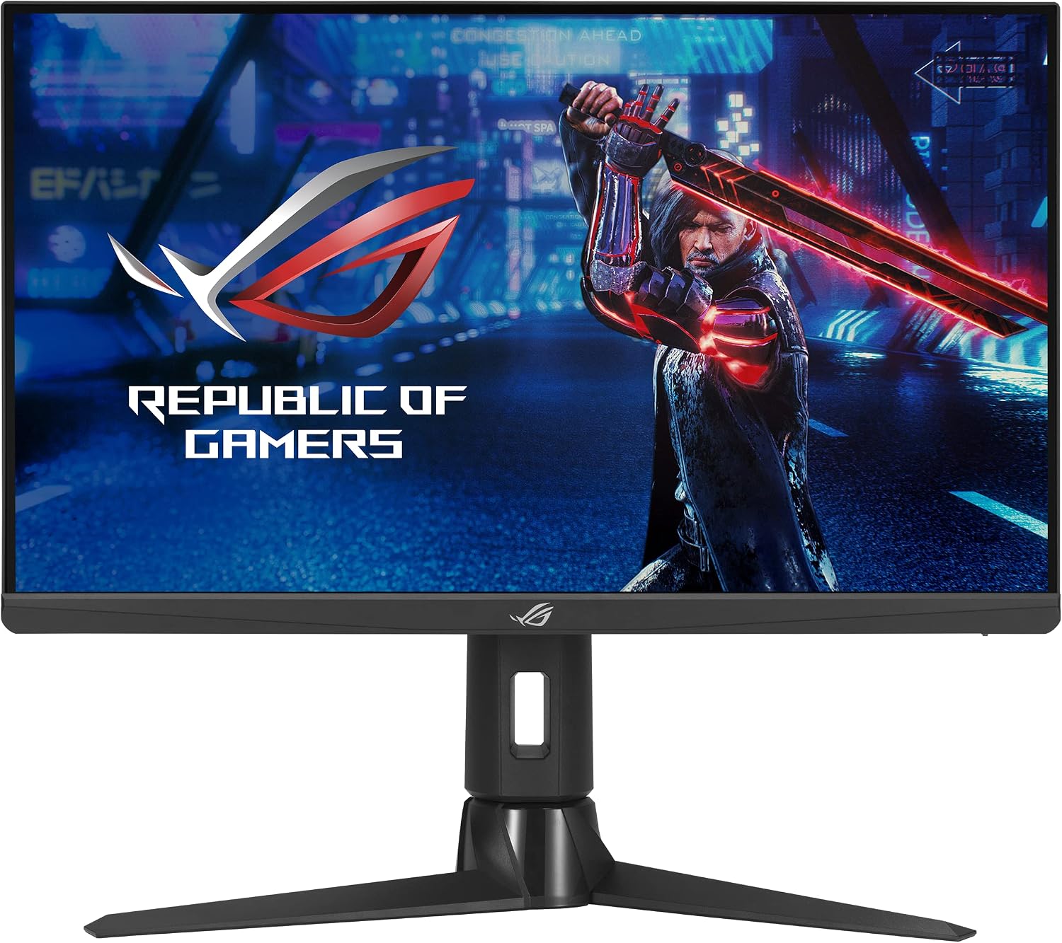 華碩 ROG Strix 24.5 吋 1080P HDR 遊戲顯示器 (XG259CM) - 全高清，快速 IPS 面板，240Hz 更新率，1ms 反應時間，極低運動模糊同步技術，相容於 G-Sync，支援 KVM 切換，配備網路攝影機三腳架介面、USB Type-Type-C 介面等。