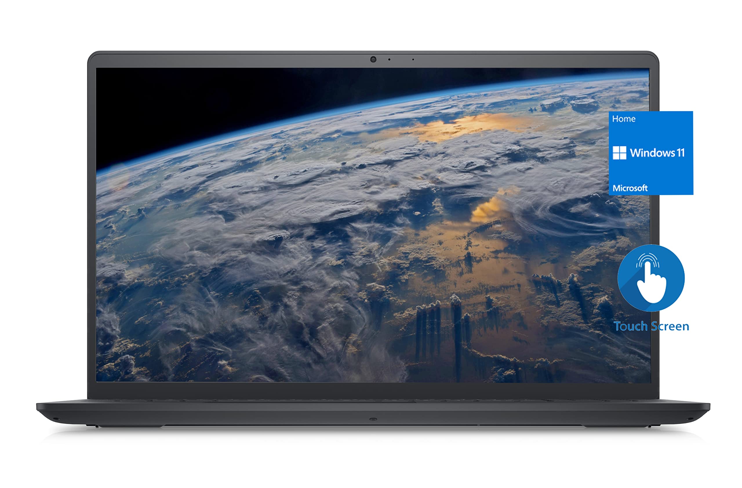 戴爾 2022 新款 Inspiron 15 3511 筆記型電腦，15.6 吋 FHD 觸控屏，英特爾酷睿 i5-1035G1 處理器，16GB 內存，512GB PCIe NVMe M.2 固態硬碟，SD 卡讀卡器，網路攝影機，Windows 介面11 黑色硬碟