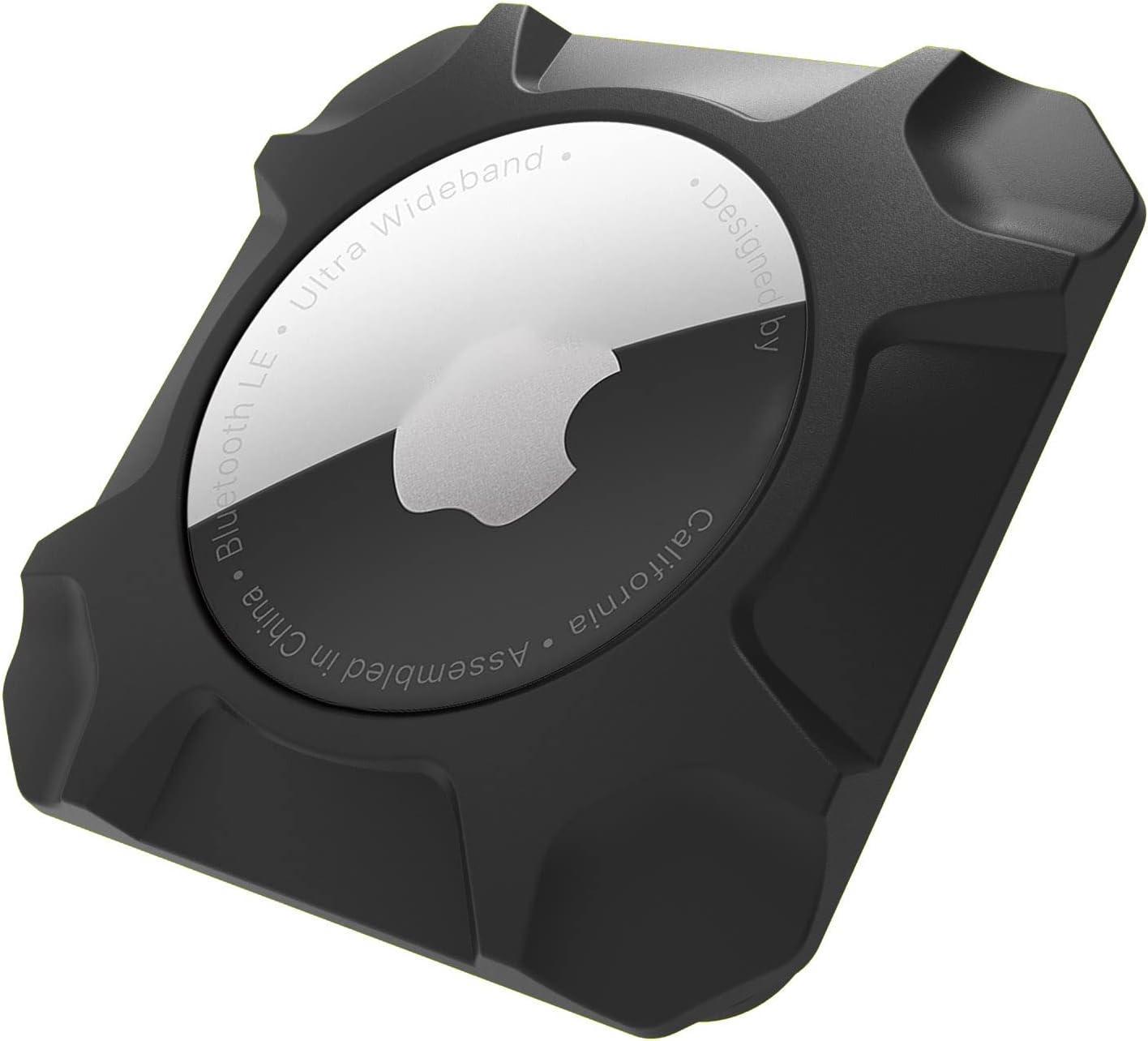 Airtag 保護套，強力黏貼式支架，適用於 Airtag，可黏貼式配件，Airtag 保護套，附 Apple AirTag 隱藏式保護定位追蹤器（1 件裝）