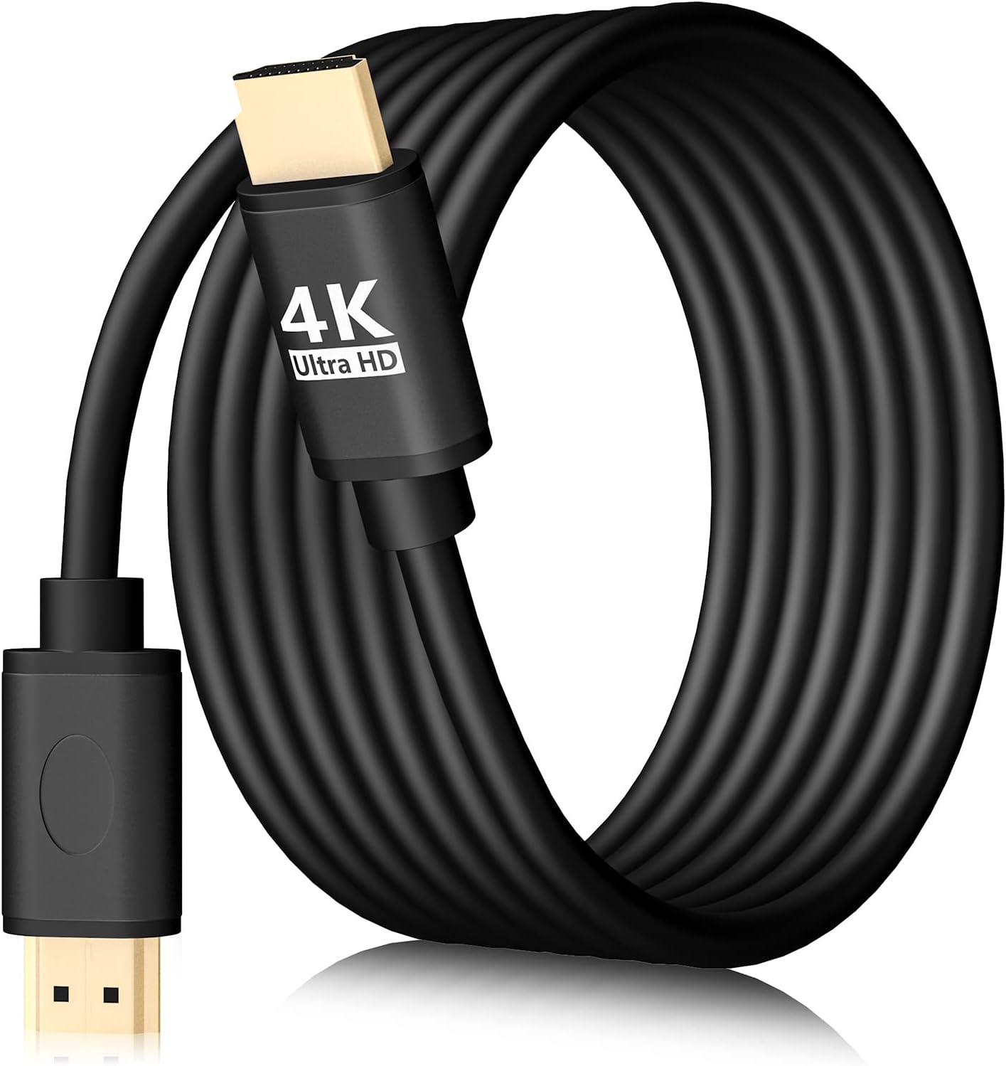 DGODRT 4K HDMI 線纜 5 英尺（1.5 公尺），高速 18Gbps HDMI 2.0 線纜，支援 4K@60Hz HDCP 2.2 HDR ARC Dolby 3D，適用於顯示器、筆記型電腦、PS4、Xbox、投影機、藍光播放器、高畫質電視（1 根）