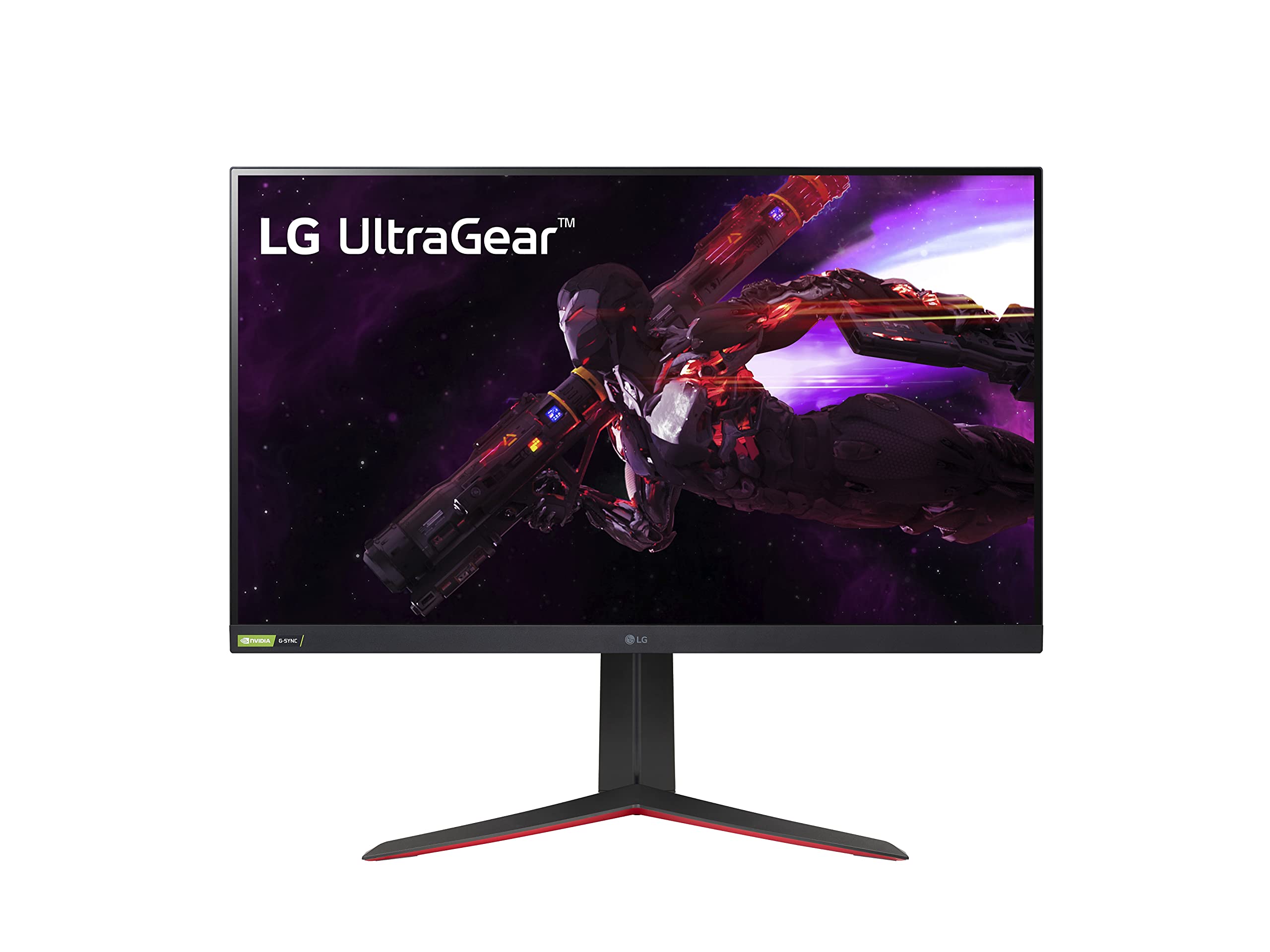 LG 32GP850-B 32吋 UltraGear QHD (2560 x 1440) Nano IPS 遊戲顯示器，1ms (GtG) 反應時間，165Hz 更新率，支援傾斜/高度/旋轉調節，黑色